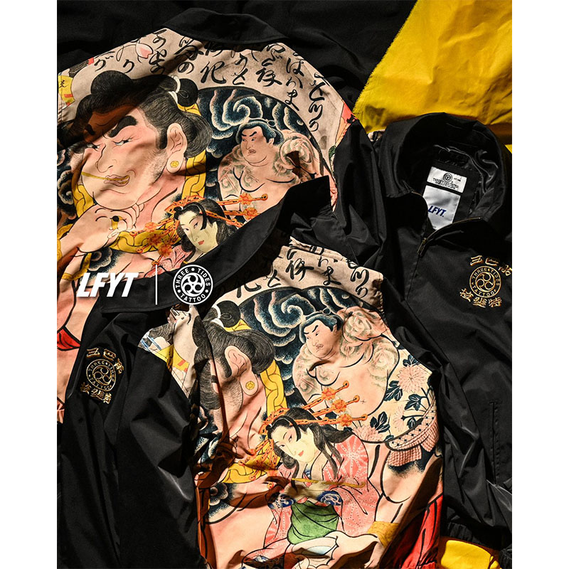 LFYT(エルエフワイティー)/ LFYT × THREE TIDES MITOMO HORIHIRO SUMO JACKET -BLACK-