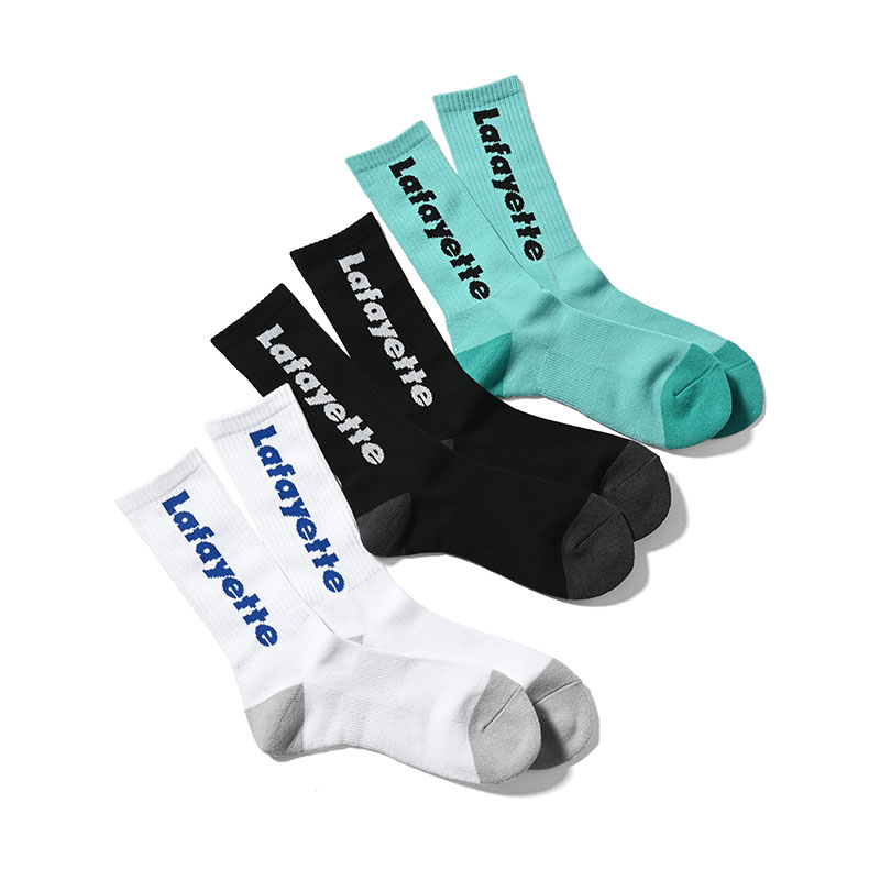 LFYT(エルエフワイティー)/ LAFAYETTE LOGO CREW SOCKS -3COLOR-