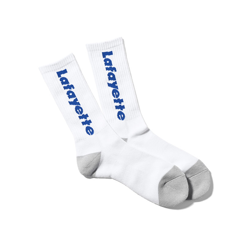 LFYT(エルエフワイティー)/ LAFAYETTE LOGO CREW SOCKS -3COLOR-(WHITE)