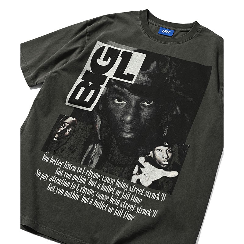 LFYT(エルエフワイティー)/ BIG L COVER TEE -BLACK-