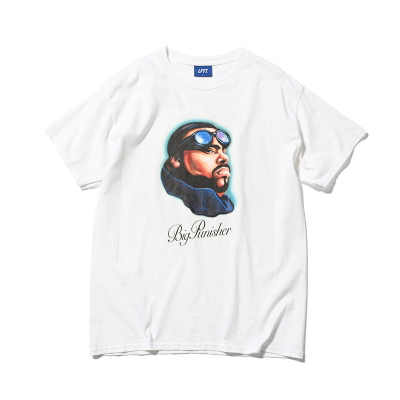 LFYT(エルエフワイティー)/ BIG PUN AIRBRUSH TEE -WHITE-