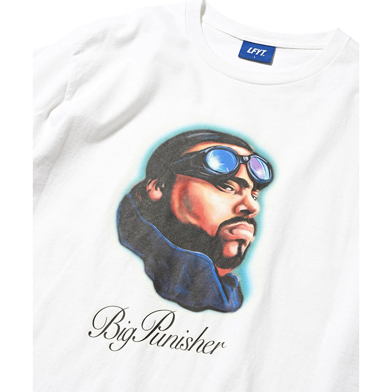 LFYT(エルエフワイティー)/ BIG PUN AIRBRUSH TEE -WHITE-