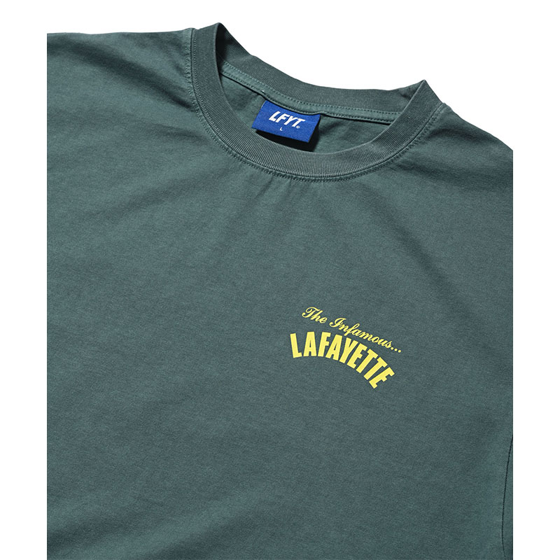 LFYT(エルエフワイティー)/ PIGMENT DYED LOGO INFAMOUS LOGO TEE -3.COLOR-