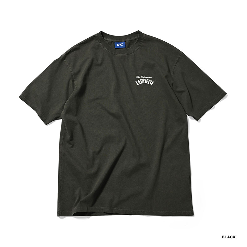 LFYT(エルエフワイティー)/ PIGMENT DYED LOGO INFAMOUS LOGO TEE -3.COLOR-