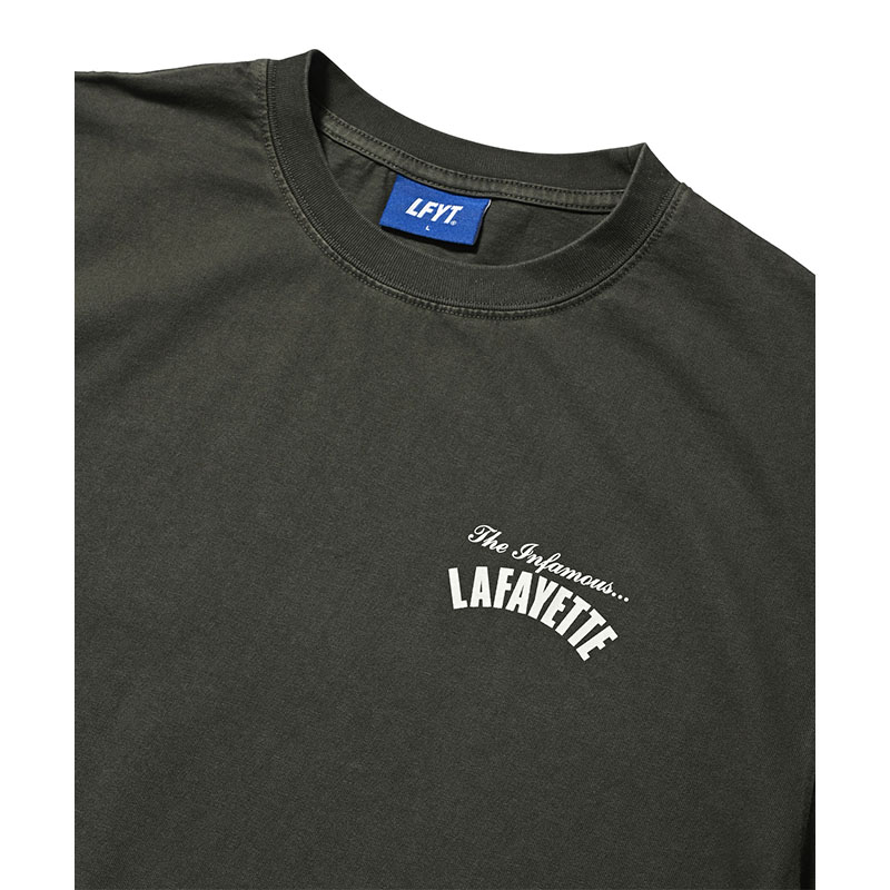 LFYT(エルエフワイティー)/ PIGMENT DYED LOGO INFAMOUS LOGO TEE -3.COLOR-