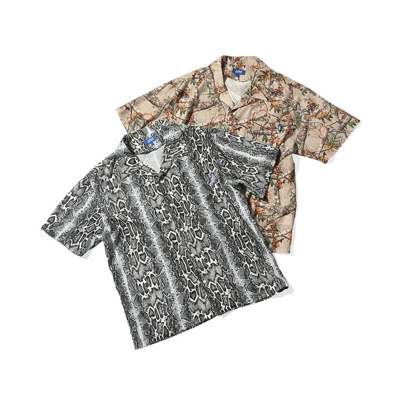 LFYT(エルエフワイティー)/ PATTERNED OPEN COLLAR SS SHIRT -2.COLOR-