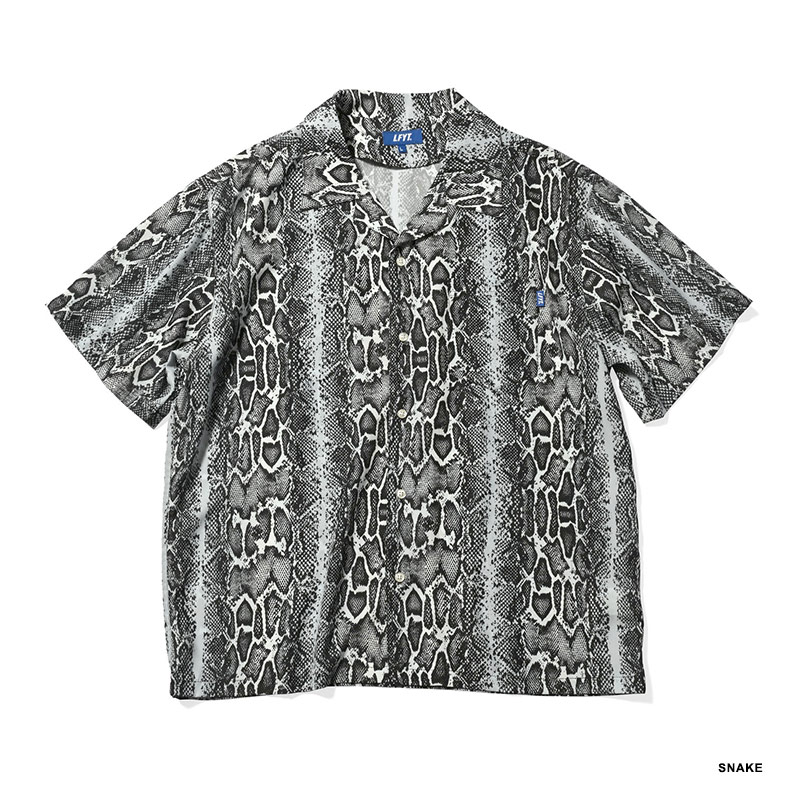 LFYT(エルエフワイティー)/ PATTERNED OPEN COLLAR SS SHIRT -2.COLOR-