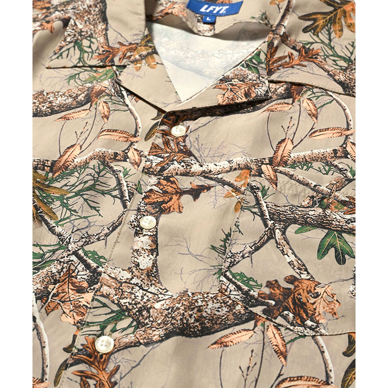 LFYT(エルエフワイティー)/ PATTERNED OPEN COLLAR SS SHIRT -2.COLOR-