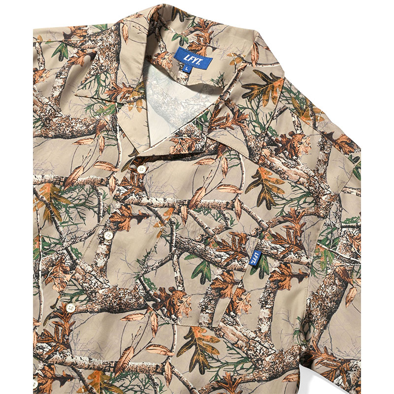 LFYT(エルエフワイティー)/ PATTERNED OPEN COLLAR SS SHIRT -2.COLOR-