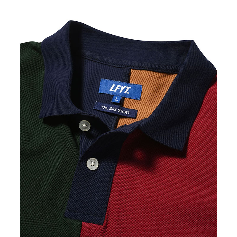 LFYT(エルエフワイティー)/ COLLEGE COLOR BIG POLO -MULTI-