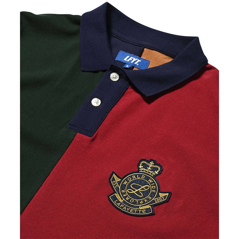 LFYT(エルエフワイティー)/ COLLEGE COLOR BIG POLO -MULTI-
