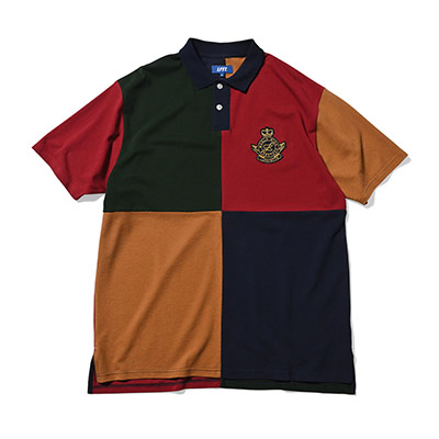 LFYT(エルエフワイティー)/ COLLEGE COLOR BIG POLO -MULTI-