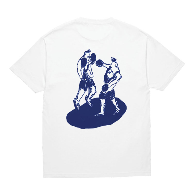 LAST RESORT AB（ラスト リゾート エービー）/ Boxers SS TEE -WHITE-