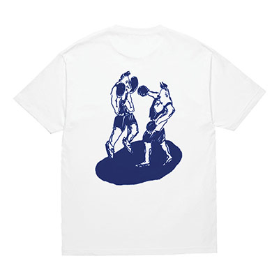 LAST RESORT AB（ラスト リゾート エービー）/ Boxers SS TEE -WHITE-
