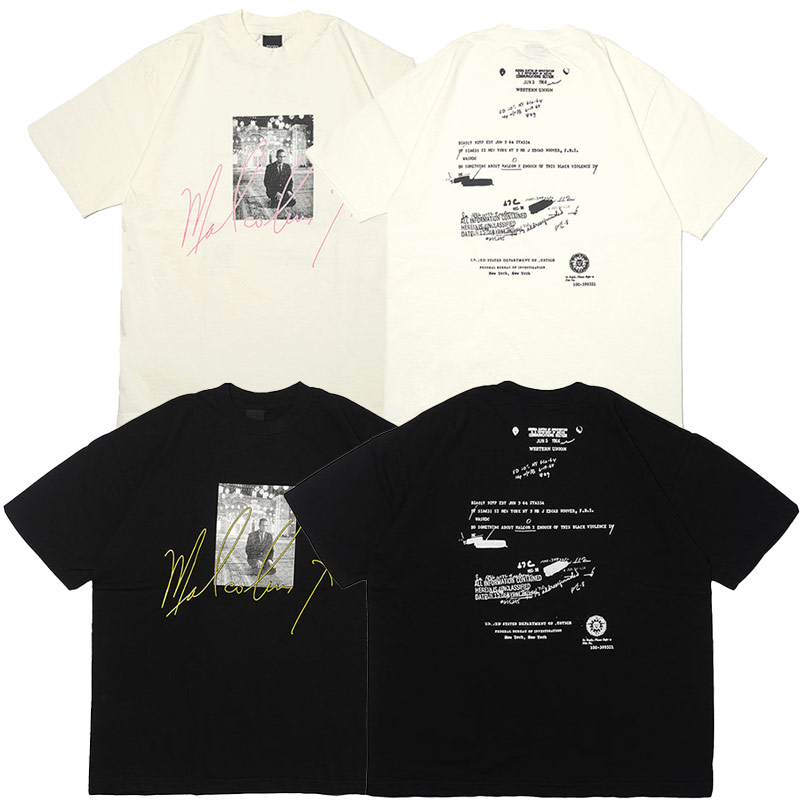 MOTA NEWYORK(モタニューヨーク)/ MALCOLM X TEE -2.COLOR-