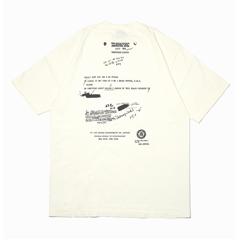 MOTA NEWYORK(モタニューヨーク)/ MALCOLM X TEE -2.COLOR-