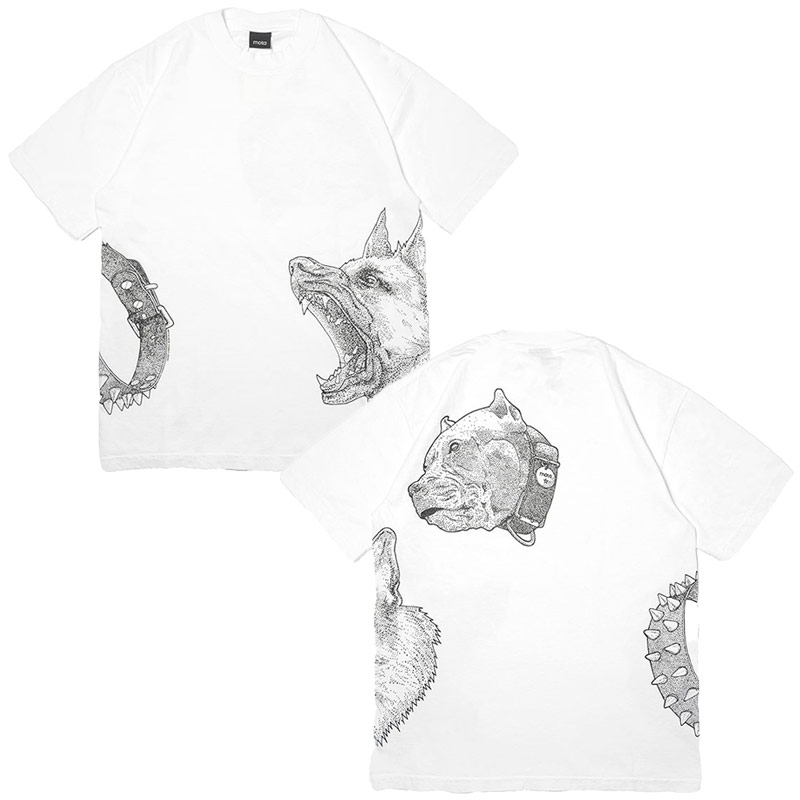 MOTA NEWYORK(モタニューヨーク)/ ALL DOGS TEE -2.COLOR-(WHITE)