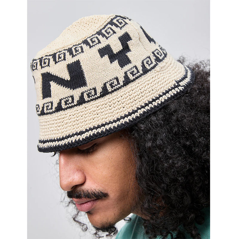 ONLY NY(オンリーニューヨーク)/ CROCHET BUCKET HAT -NATURAL-