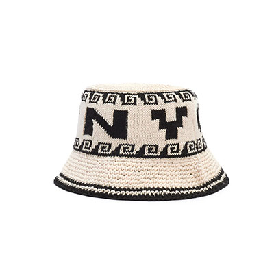 ONLY NY(オンリーニューヨーク)/ CROCHET BUCKET HAT -NATURAL-
