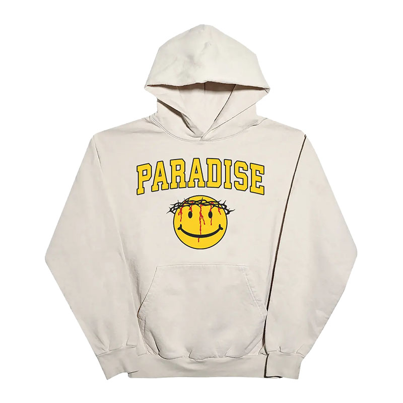 PARADISE NYC(パラダイス)/ SMILEY JESUS HOOD -3.COLOR-(GREY)
