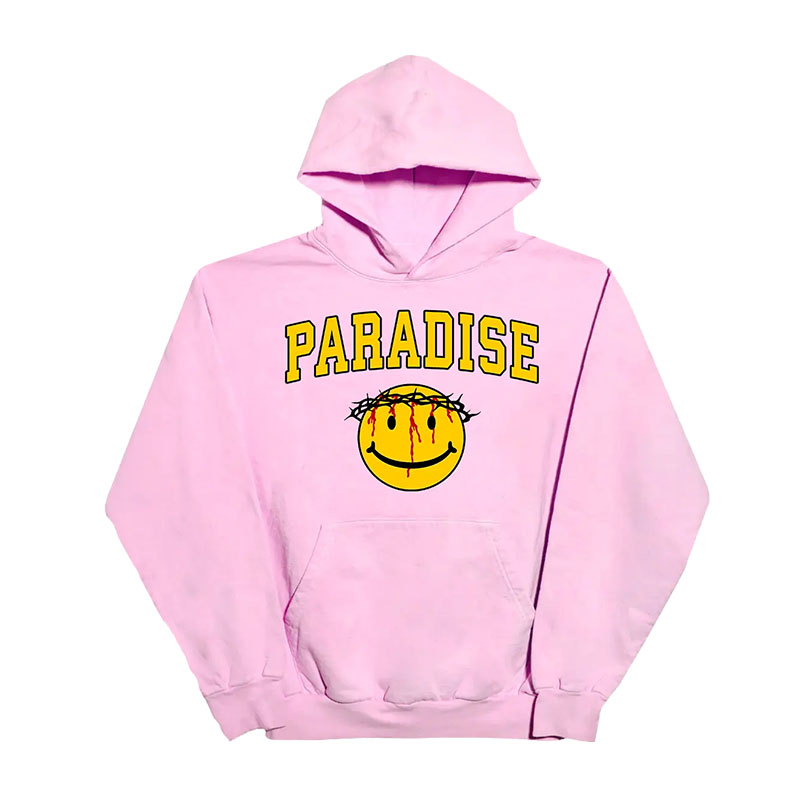 PARADISE NYC(パラダイス)/ SMILEY JESUS HOOD -3.COLOR-(PINK)