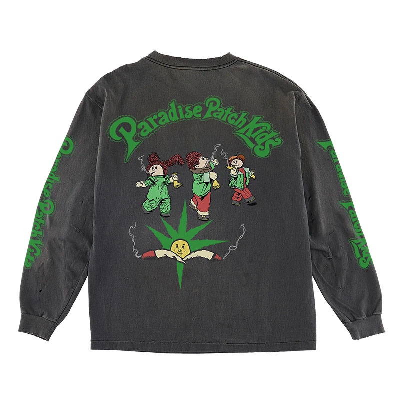 PARADISE NYC(パラダイス)/ PARADISE PATCH KIDS LS -BLACK-