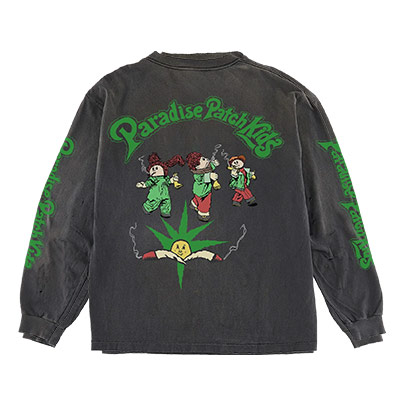 PARADISE NYC(パラダイス)/ PARADISE PATCH KIDS LS -BLACK-