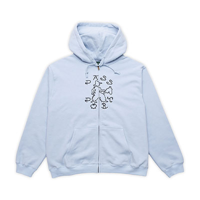 PASS PORT(パスポート)/ COWPOKE ORGANIC FLEECE ZIP HOODIE -2.COLOR-