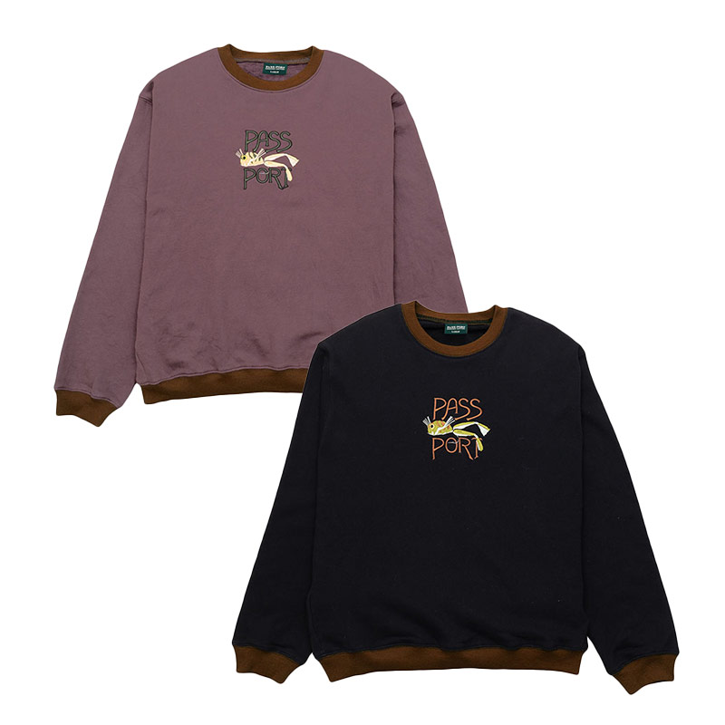 PASS PORT(パスポート)/ FROG LURE ORGANIC FLEECE SWEATER -2.COLOR-