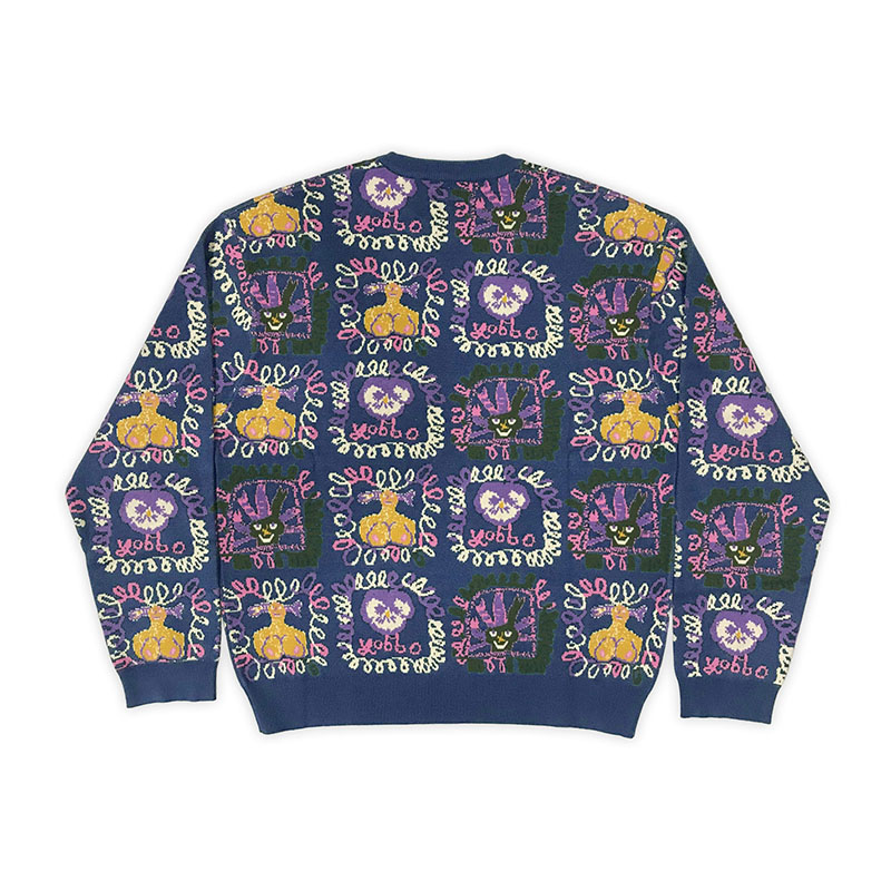 PASS PORT(パスポート)/ FACES KNIT SWEATER -2.COLOR-