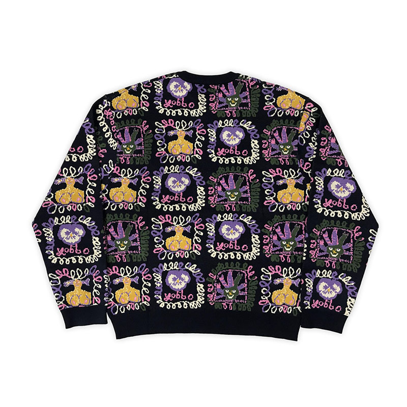 PASS PORT(パスポート)/ FACES KNIT SWEATER -2.COLOR-