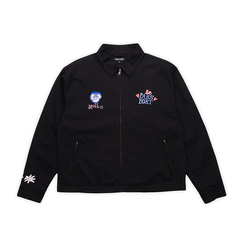 PASS PORT(パスポート)/ YOBBO WORKERS JACKET -2.COLOR-(BLACK)