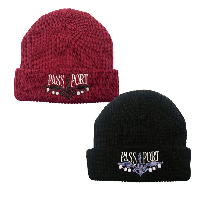 PASS PORT(パスポート)/ LILY OF THE VALLEY BEANIE -2.COLOR-