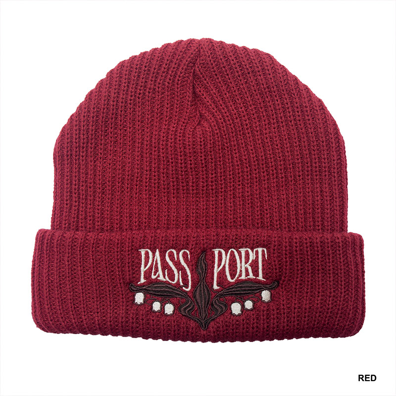 PASS PORT(パスポート)/ LILY OF THE VALLEY BEANIE -2.COLOR-