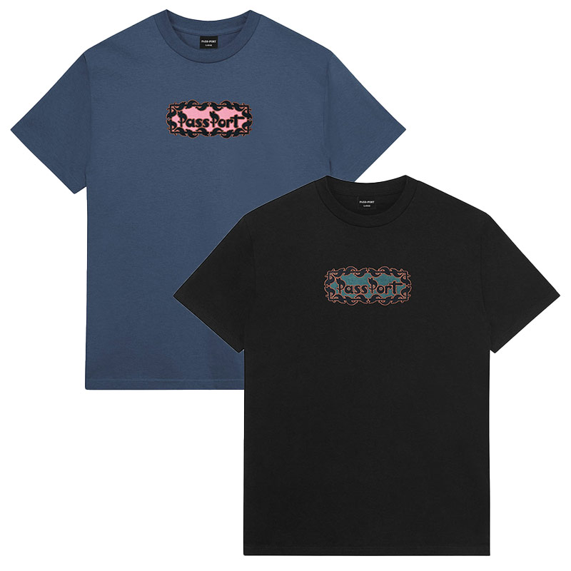 PASS PORT(パスポート)/ PATTONED TEE -2.COLOR-