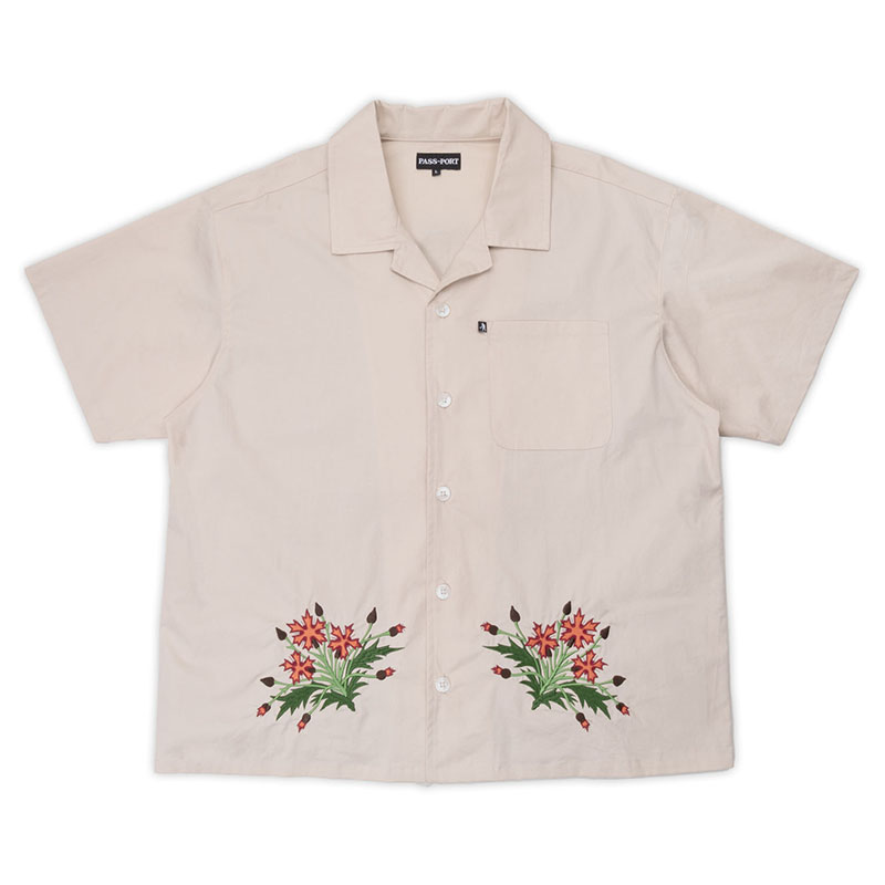 PASS PORT(パスポート)/ BLOOM CASUAL SHIRT -2.COLOR-(CREAM)