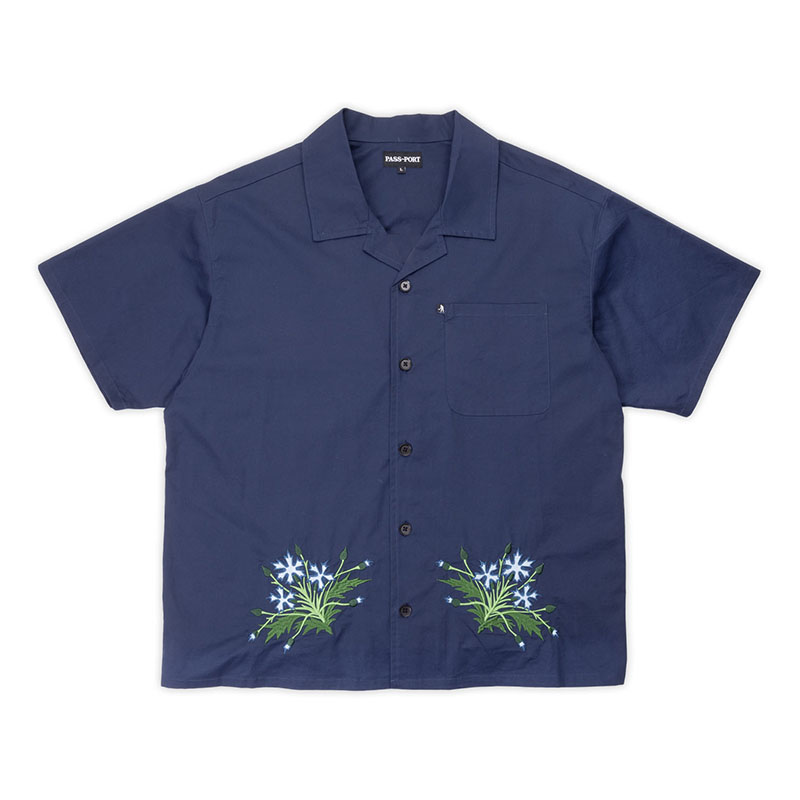 PASS PORT(パスポート)/ BLOOM CASUAL SHIRT -2.COLOR-(NAVY)