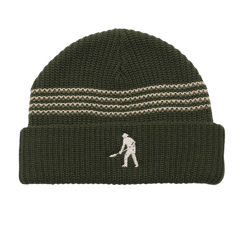 PASS PORT(パスポート)/ DIGGER STRIPED KNIT BEANIE -2.COLOR-(OLIVE)
