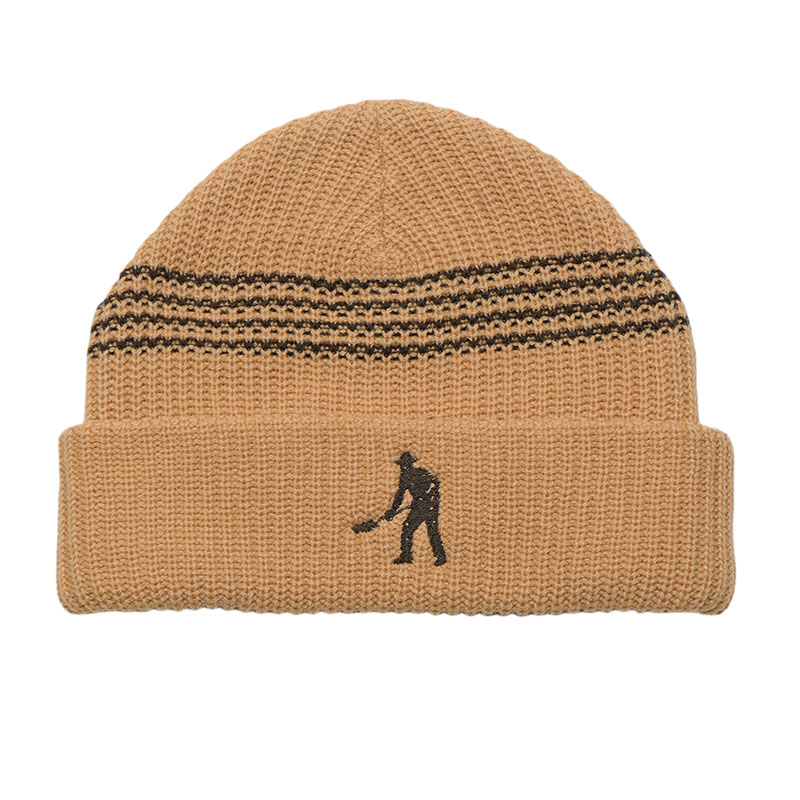 PASS PORT(パスポート)/ DIGGER STRIPED KNIT BEANIE -2.COLOR-(SAND)