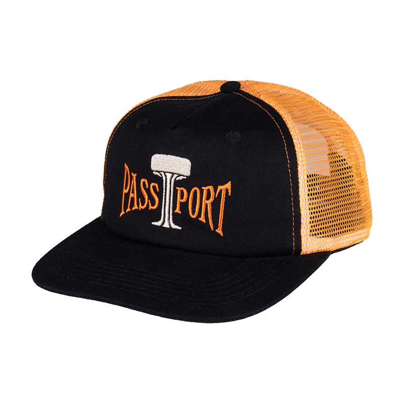 PASS PORT(パスポート)/ TOUERS OF WATER WORKERS TRUCKER CAP -2.COLOR-(BLACK)