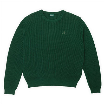 PASS PORT(パスポート)/ ORGANIC COTTON WAFFLE KNIT SWEATER -2.COLOR-