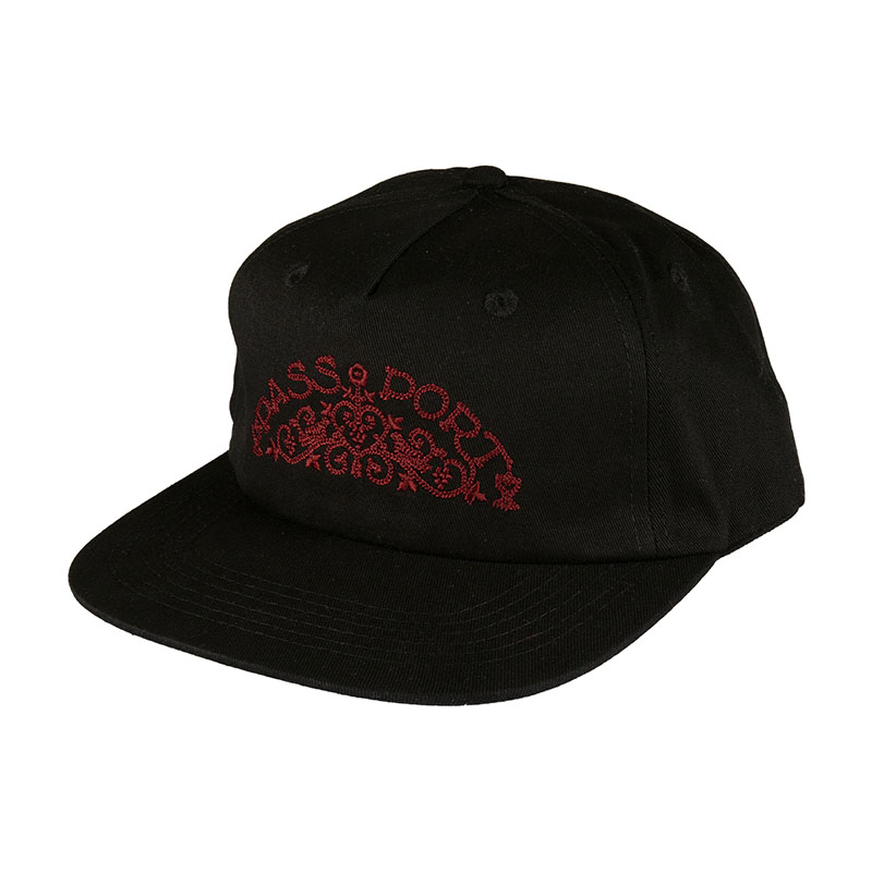 PASS PORT(パスポート)/ VINEYARD BIRDS WORKERS CAP -BLACK-
