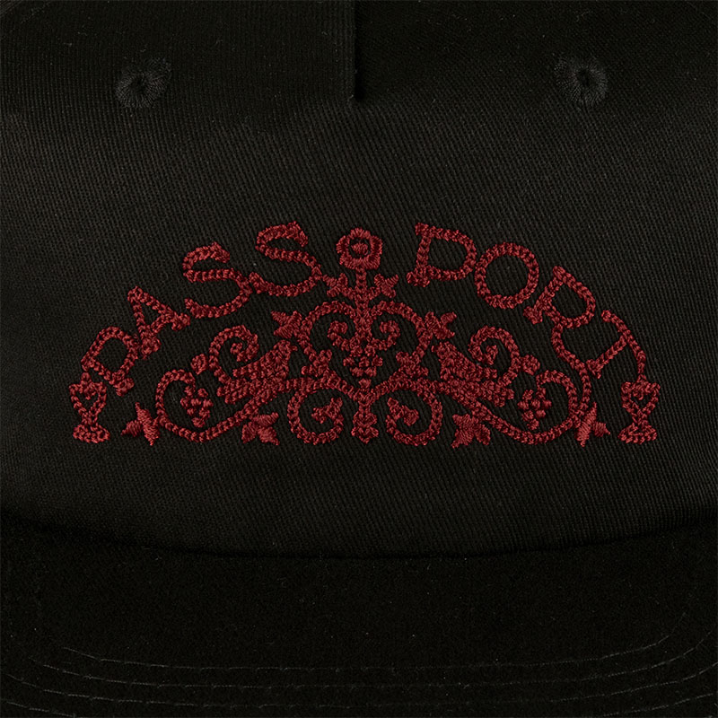 PASS PORT(パスポート)/ VINEYARD BIRDS WORKERS CAP -BLACK-