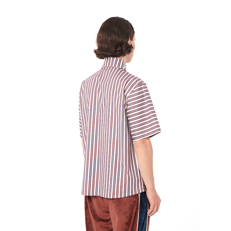 RASSVET(ラスベート)/ RASSVET KYLER STRIPED SHIRT -MULTI-