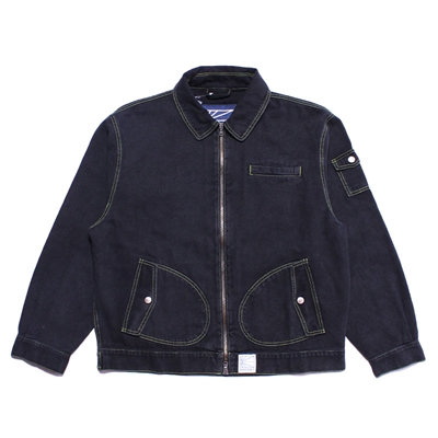 RASSVET(ラスベート)/ CANVAS WORK JACKET -BLACK-