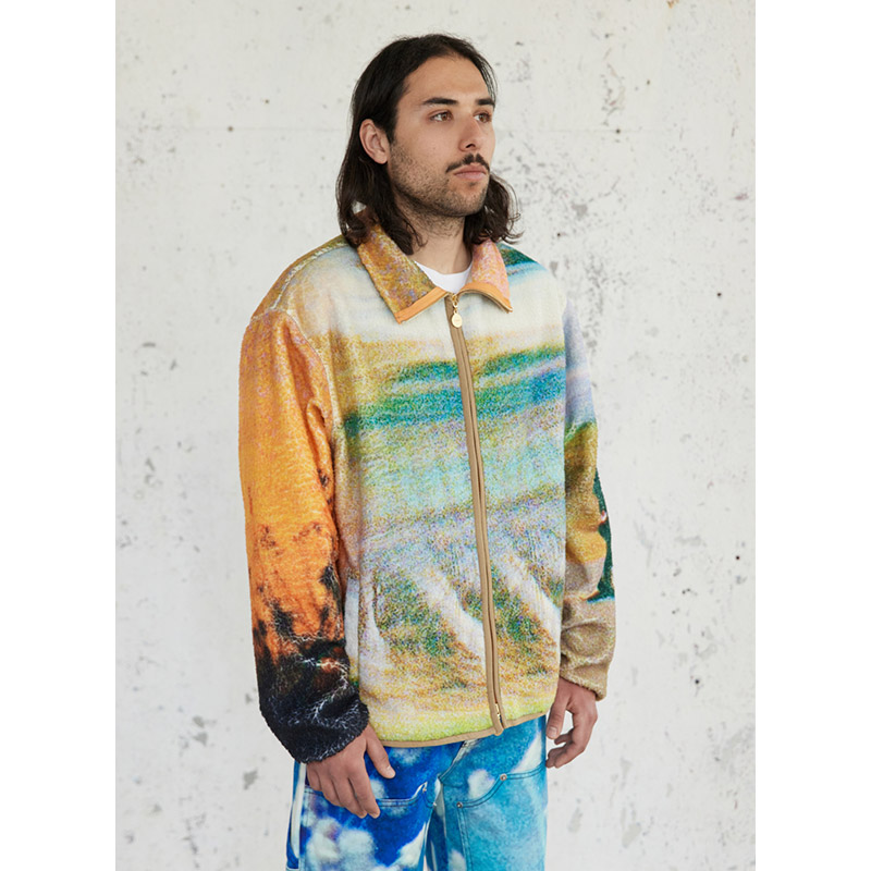 RASSVET(ラスベート)/ SCENARIO TWO FLEECE JACKET -MULTI-