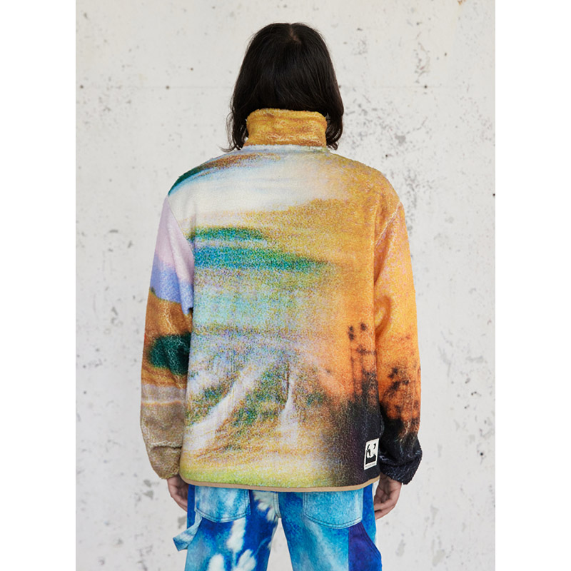 RASSVET(ラスベート)/ SCENARIO TWO FLEECE JACKET -MULTI-