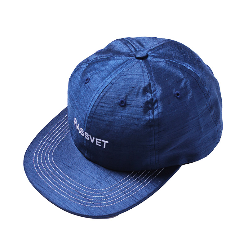 RASSVET(ラスベート)/ RASSVET LOGO 6 PANEL CAP -NAVY-