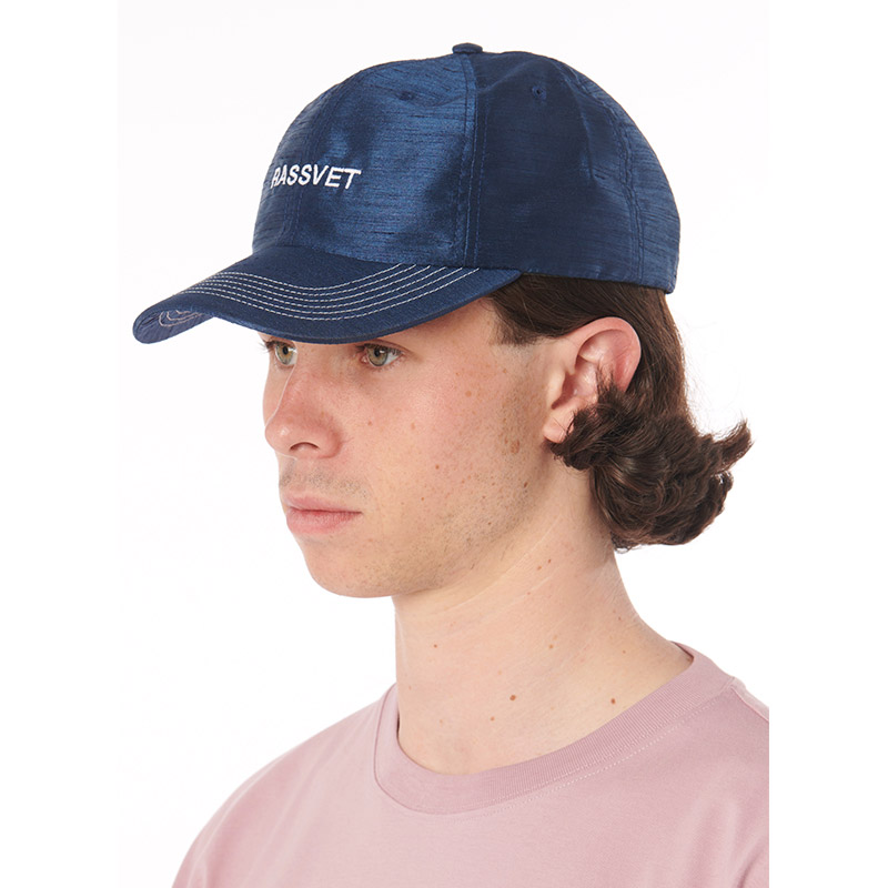 RASSVET(ラスベート)/ RASSVET LOGO 6 PANEL CAP -NAVY-