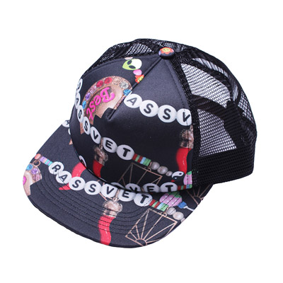 RASSVET(ラスベート)/ TRUCKER HEAD BRACELET CAP -BLACK-